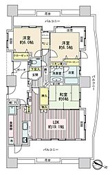 間取図画像 3LDK