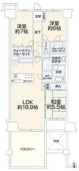 間取りを拡大表示