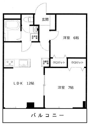 間取は2ＬＤＫ...