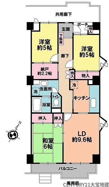 ■3LDK■1階の角部屋■専用庭もついてます