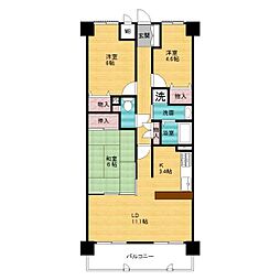 間取図画像 3LDK