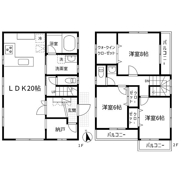 間取りを拡大表示