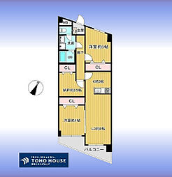 間取図画像 2SLDK