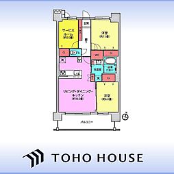 間取図画像 2SLDK