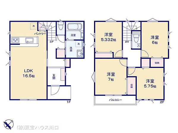 間取りを拡大表示
