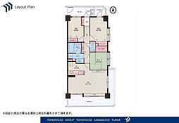 ライオンズマンション西川口シティ 3LDKの間取図画像