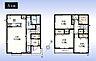 間取り：木造2階建て。長期優良住宅。性能評価書6項目において等級を取得。