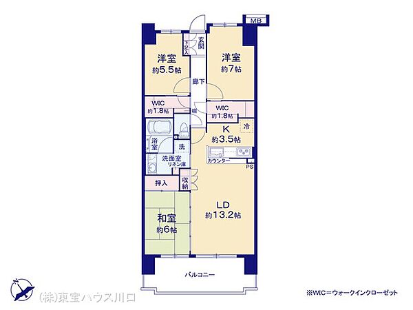 間取りを拡大表示
