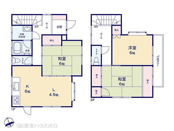 間取りを拡大表示