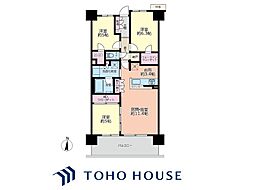オハナ草加谷塚 3LDKの間取図画像