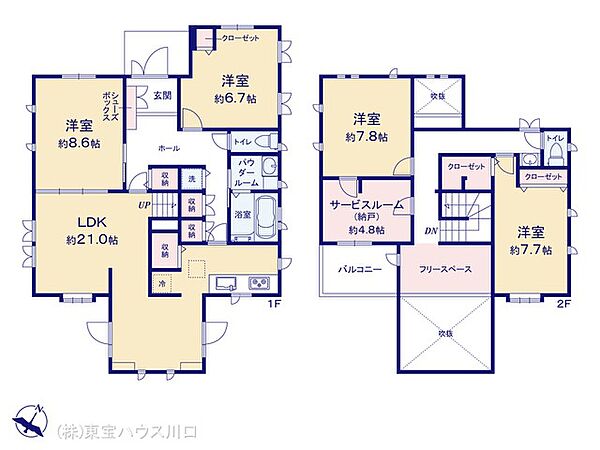 間取りを拡大表示