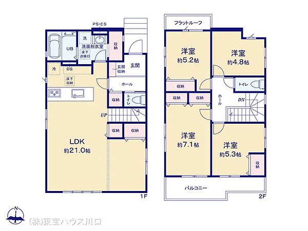 間取りを拡大表示