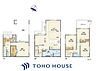 間取り：木造3階建て3SLDK。車2台駐車可（車種による）。納戸はW.INクローゼット付きで部屋使用可
