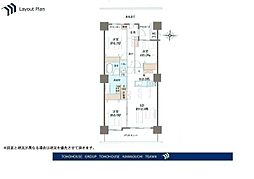 エルザタワー32 3LDKの間取図画像