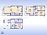 間取り：木造3階建てビルトイン車庫付3LDK＆部屋使用可の納戸・4LDK対応可