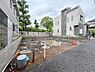 外観：周囲の住宅街と調和する、全二棟の新築物件が計画されている敷地です。徒歩圏内に駅や学校などの施設が揃っており、建物が完成した後には日々の利便性に優れた快適な生活を送ることができる場所です 。