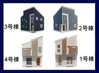 外観:完成予想パース・2号棟 外観:完成予想パース・2号棟