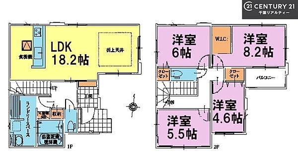 間取りを拡大表示