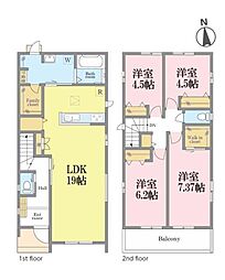 鎌ケ谷市東中沢4丁目 A号棟