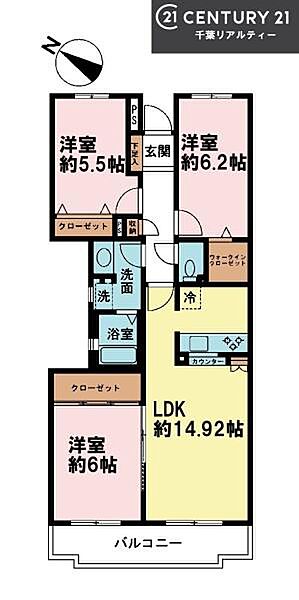 間取りを拡大表示