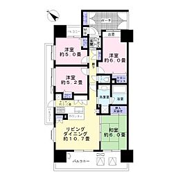 カインドステージ竹ノ塚 4LDKの間取図画像
