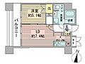 ラフィネタワー札幌南3条23階9.8万円