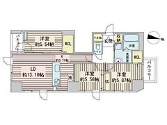 物件の間取り