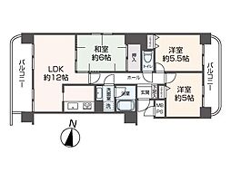 ライオンズマンション北27条 3LDKの間取図画像