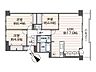 間取り：3LDKの間取りで、専有面積は73.62平米、バルコニー面積は12.14平米ございます。ご家族でゆとりを持ってお住まいいただける広さのお住まいです。