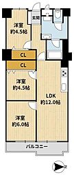 間取図画像 3LDK