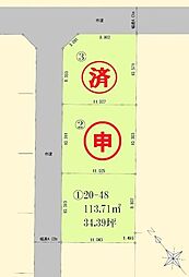 川越市鯨井新田　売地　全3区画