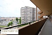 5階外廊下からの眺望