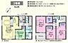 間取り：2号棟 4LDK◎16.5帖横長のリビングは南東側の窓から光が入り陽当たり良し♪◎2階のバルコニーは屋根があるインナーバルコニーになっており、天候に左右されにくいのが魅力です！