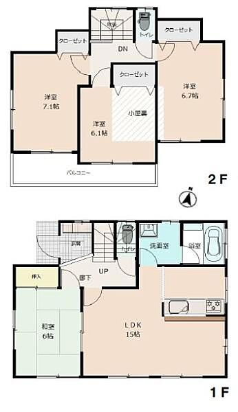 間取りを拡大表示