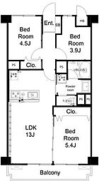 間取図画像 3LDK