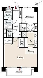 都立大パレス 2SLDKの間取図画像