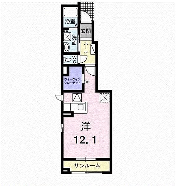 ラヴィアンローズ　Ａ ｜鳥取県鳥取市国府町宮下(賃貸アパート1R・1階・36.25㎡)の写真 その2