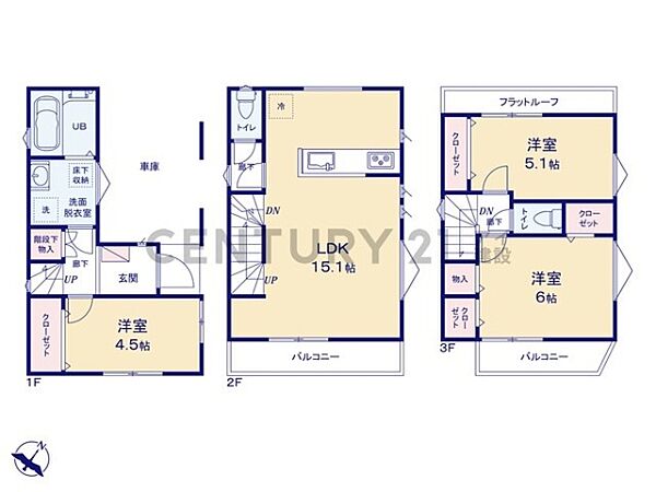 間取りを拡大表示
