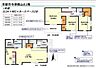 間取り：開放感のあるリビングで家族団らんステキな時間を♪図面と現況が異なる場合は現況優先とさせていただきます。