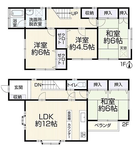 間取りを拡大表示