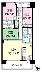 間取図画像 3LDK