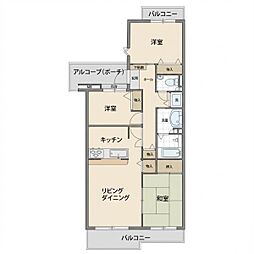 間取図画像 3LDK