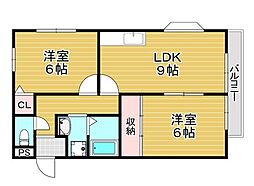クレールコート 2階