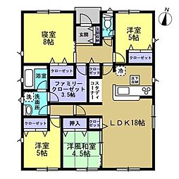 紀の川市中三谷第2-2号　新築戸建