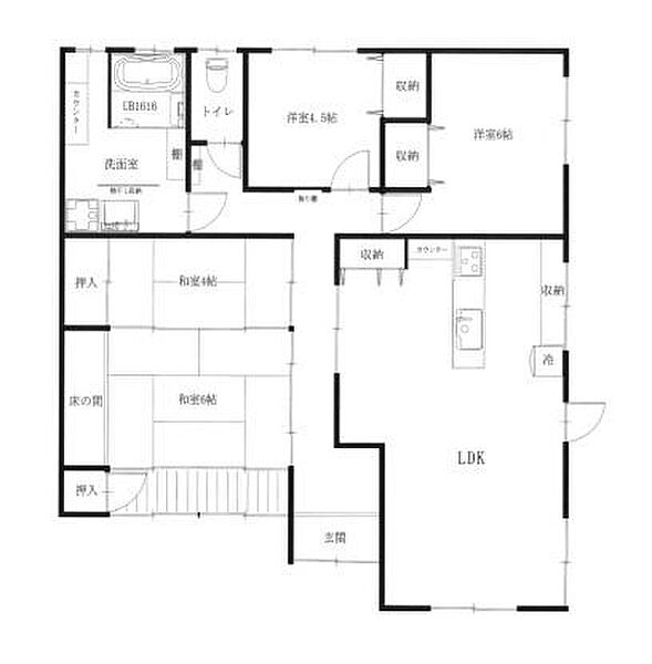 間取りを拡大表示