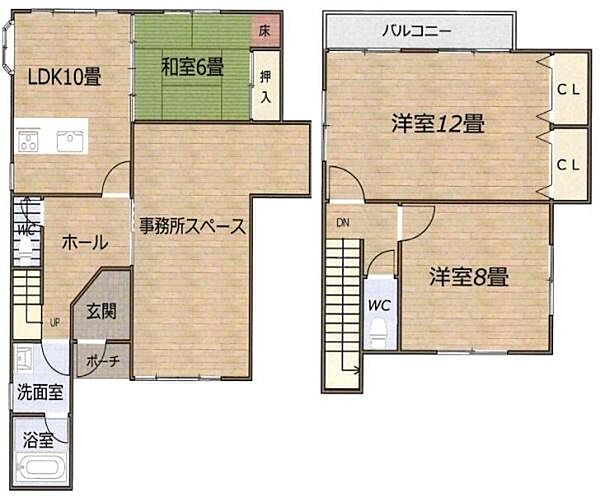 間取りを拡大表示