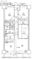 水鉄ガーデンパレス岩出 3LDKの間取図画像