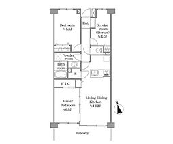 間取図画像 2SLDK