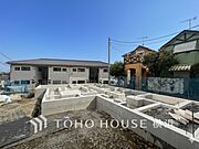 快適さや豊かさはもちろん、未来まで考えた家造りをテーマに建築されます。（2025年11月撮影）