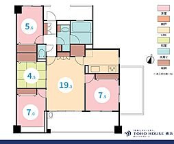 クレッセントユーパリノスの丘パームヒルズ 4LDKの間取図画像